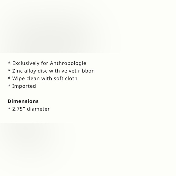 Anthropologie Lou Benesch Zodiac Ornament Gold Plated "Sagittarius" NWT - Picture 2 of 4